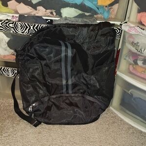 Black Drawstring Backpack